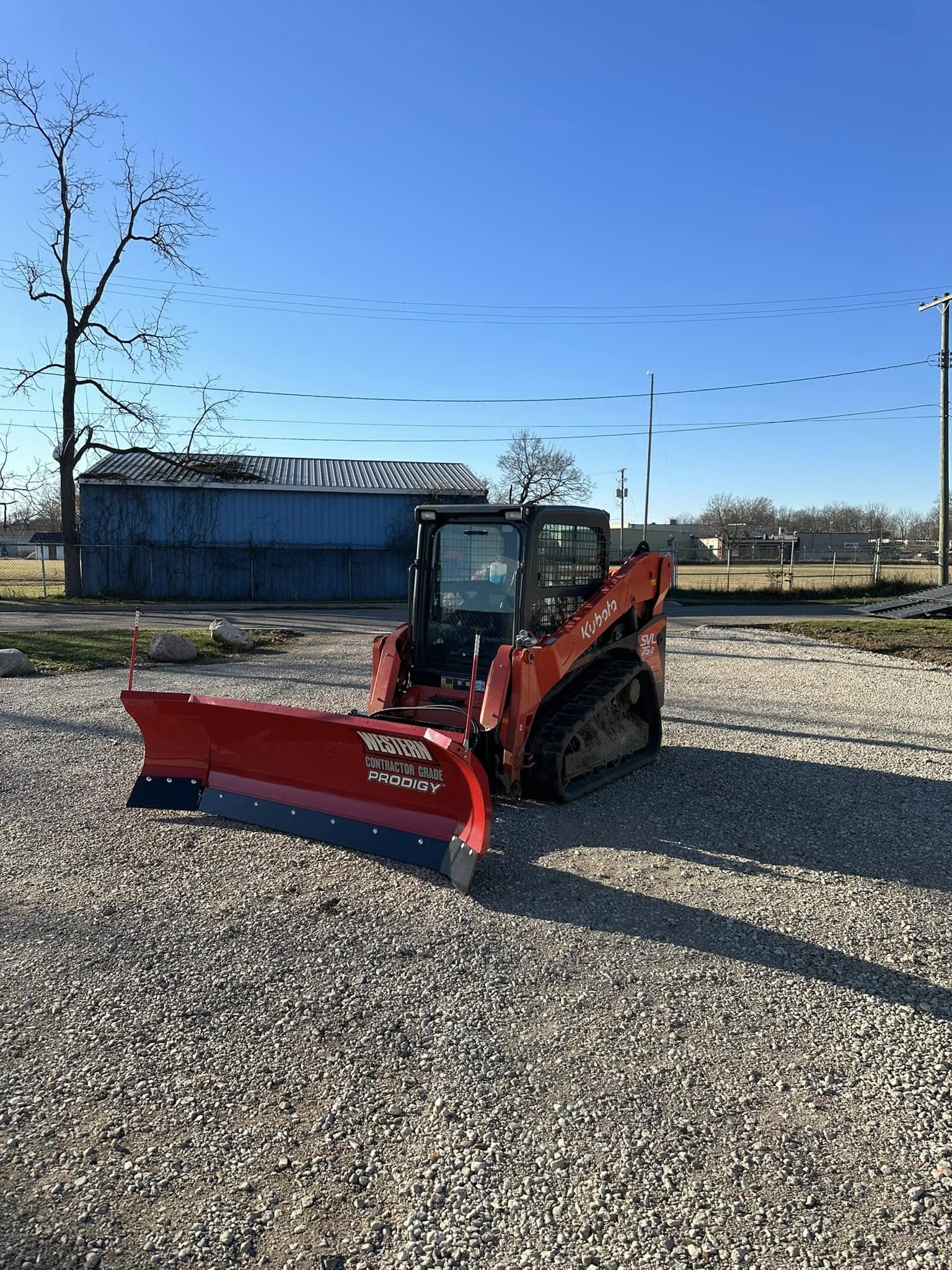 Terrain clearing and dirt trenching for proper property drainage